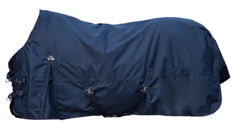 Outdoordeken Kombi 2-met kliksysteem de HKM en Bleu foncé – photo produit