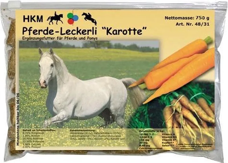 Paardensnoepjes -wortelsmaak-, 750 g by HKM – product photo