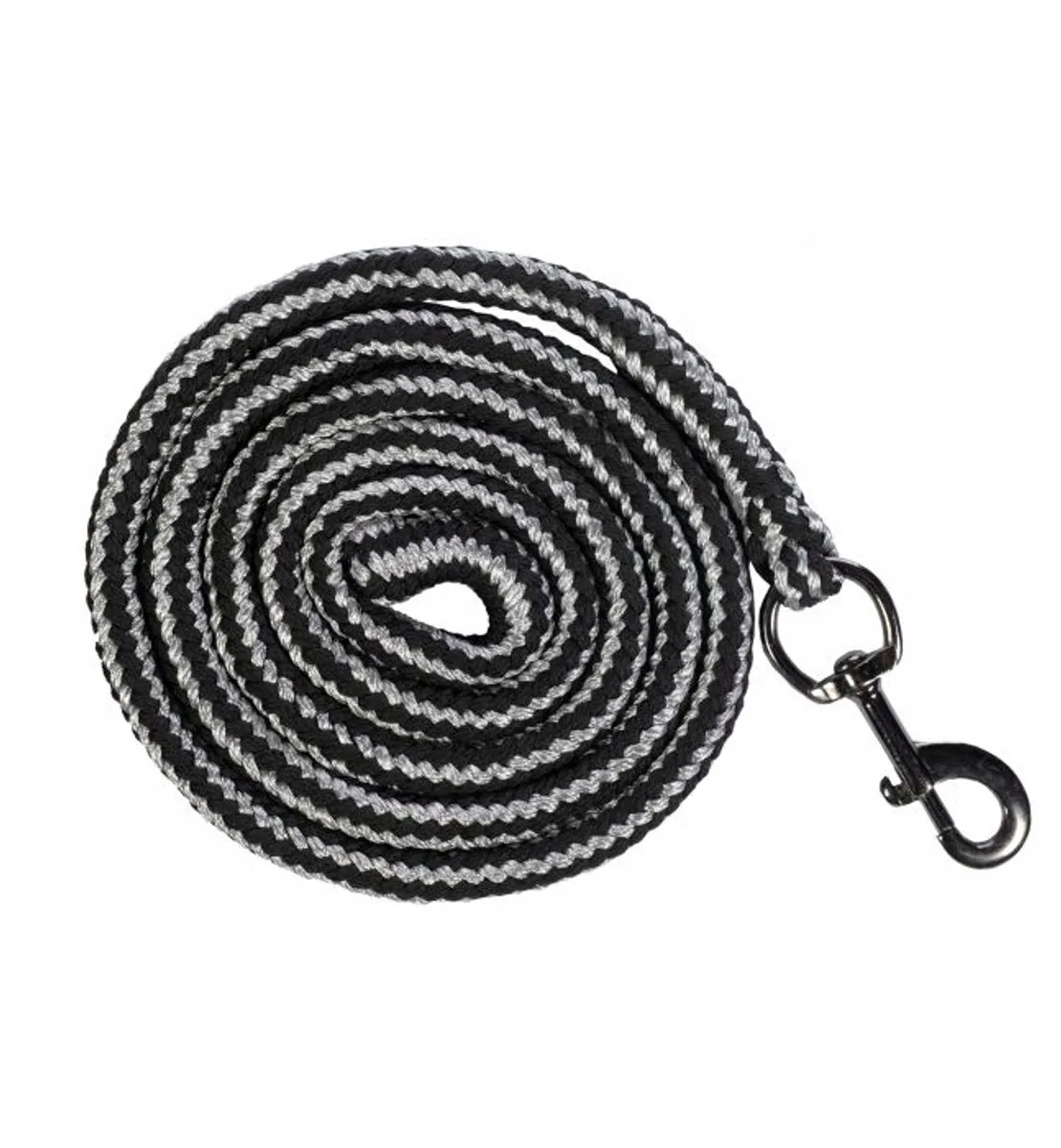 Port Royal Halsterlijn 180 cm Zwart/Zilver de HKM en Argent – photo produit