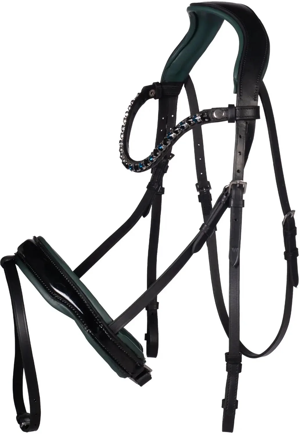 Rijhalster HKM Manchester de HKM en Noir, Petrol – photo produit