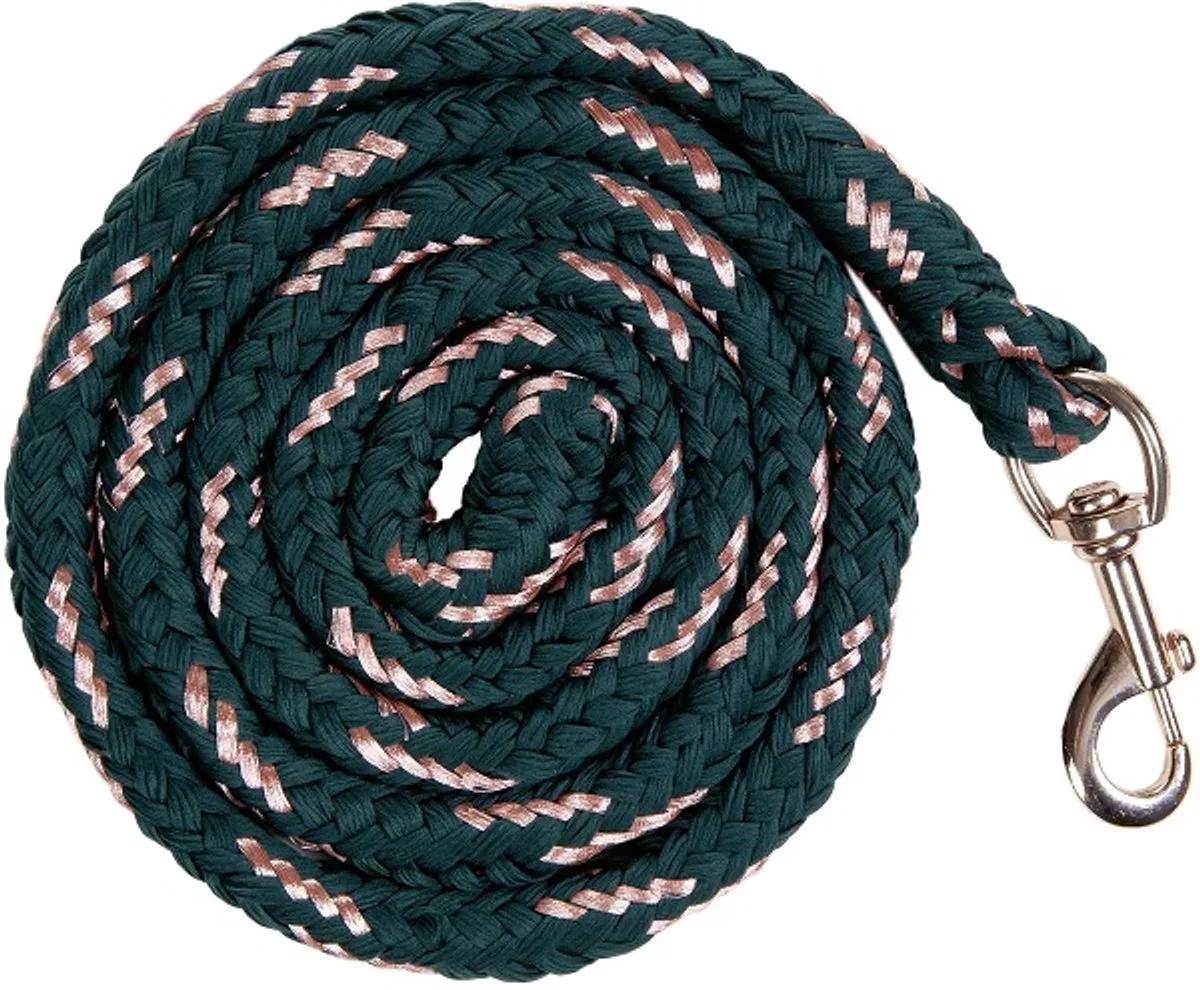 Rosegold Longe Lijn met Karabijnhaak - Groen/Roségoud de HKM – photo produit