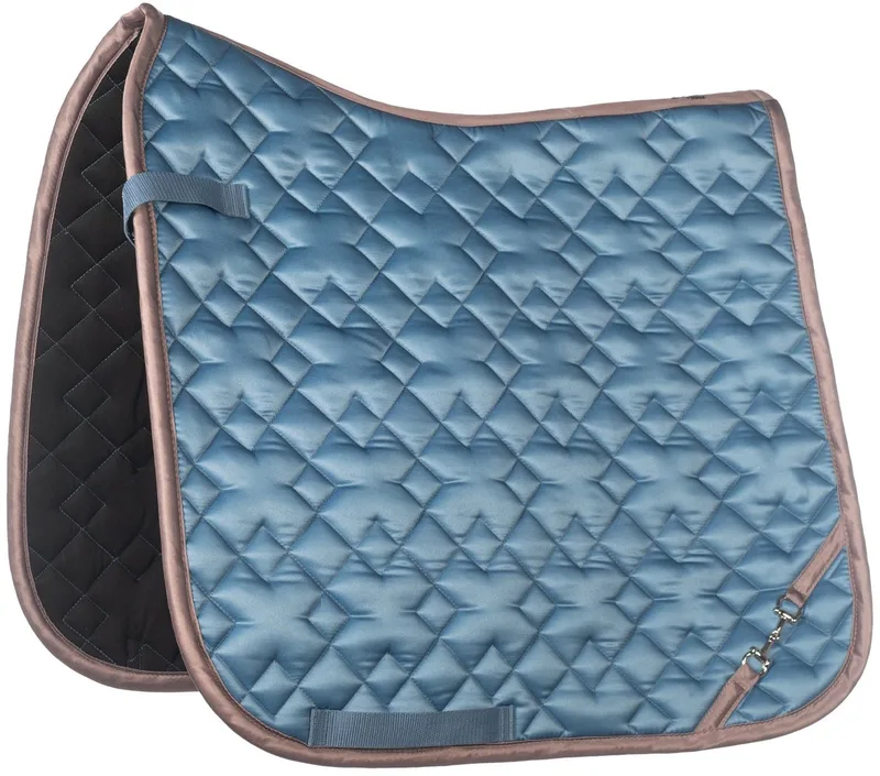 Saddle cloth Golden Bit by HKM in Rookblauw – product photo