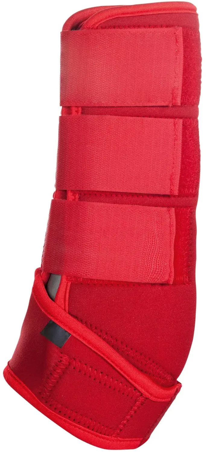 Softoprène Gesloten Voorkeursbeschermers voor Paard HKM van HKM in Rood – productfoto