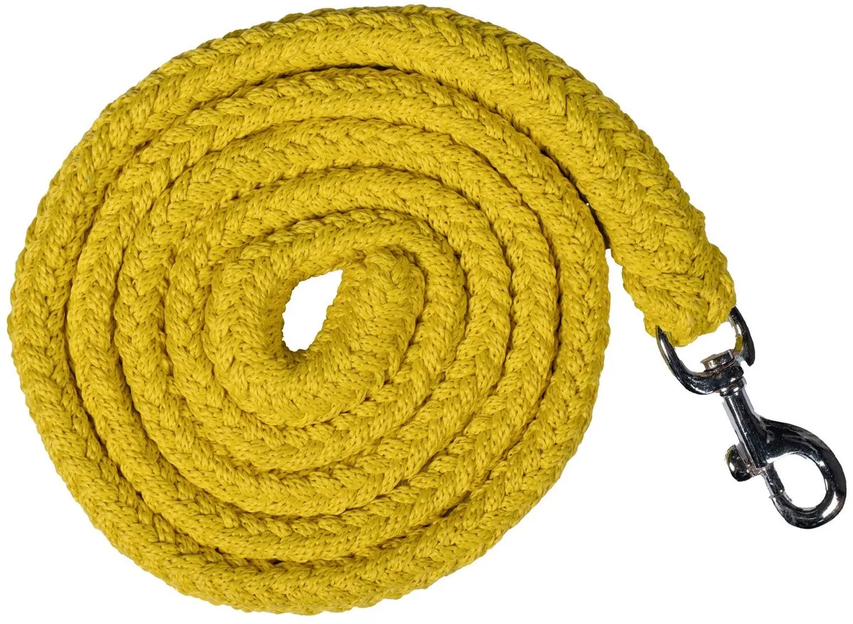 Touw GlowLine met Karabijnhaak - 180 cm de HKM en Jaune – photo produit