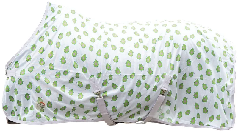 Vliegendeken Naples Avocado -195 by HKM in Green, Pink – product photo