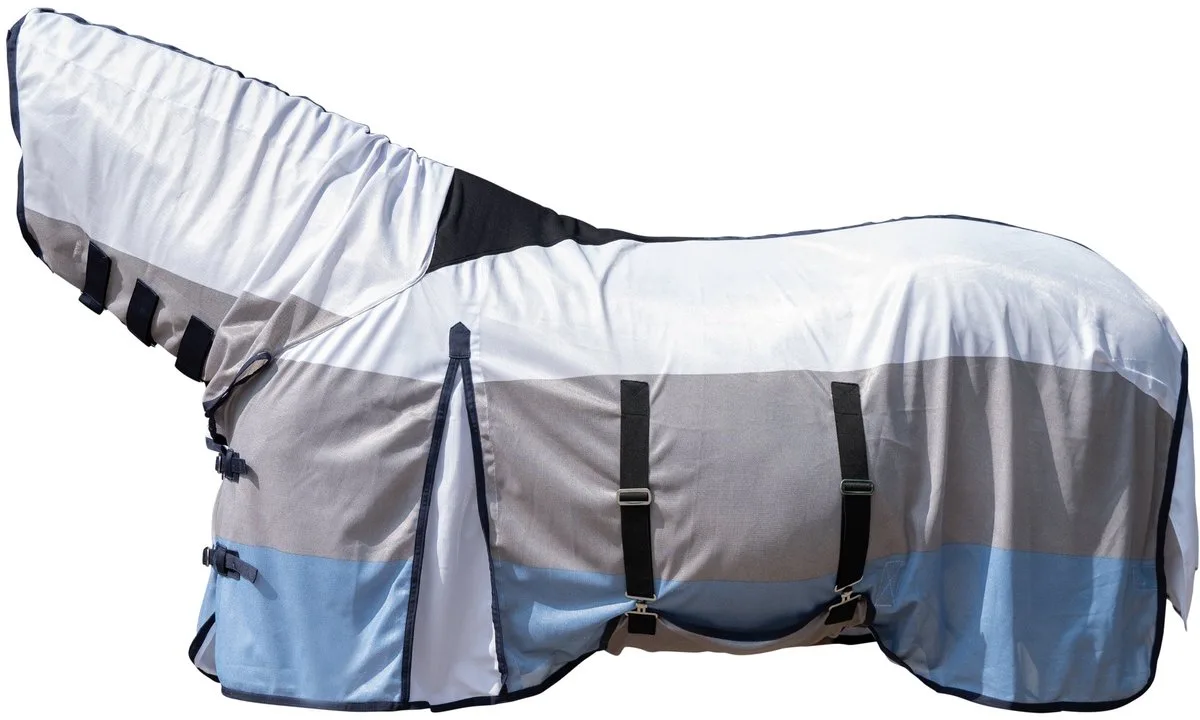 Vliegendeken Strong met halsdeel by HKM in Blue, White, Grey – product photo