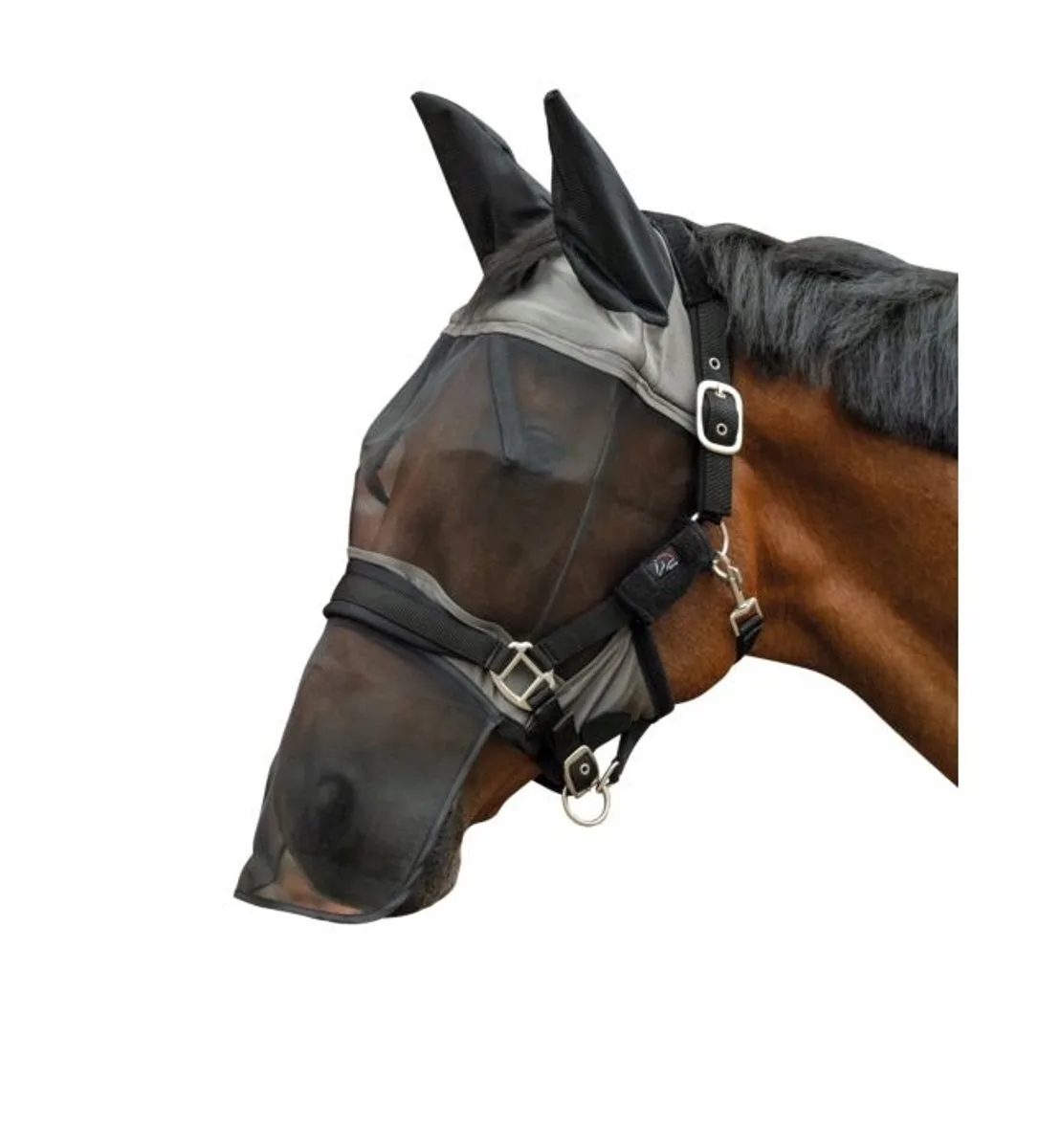 Vliegenmasker PREMIUM COB Bruin - Bescherming voor uw paard de HKM – photo produit