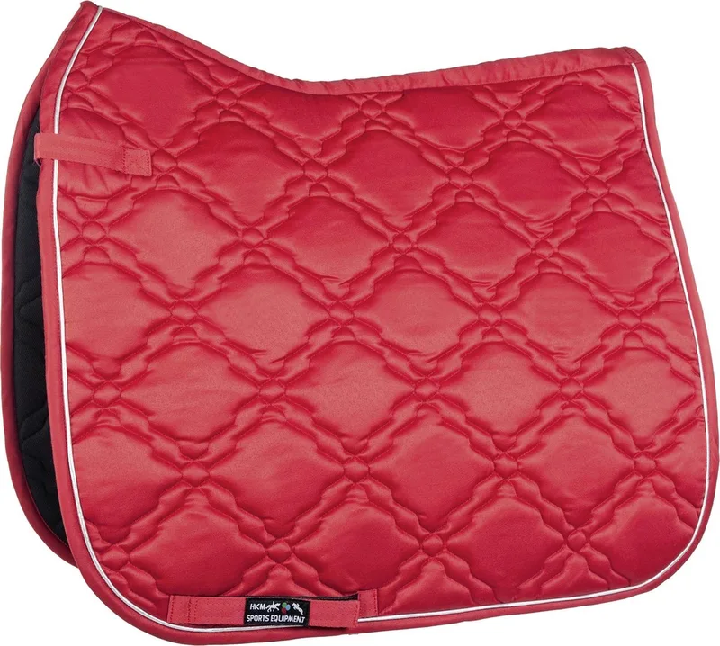 Zadeldek -Bologna- Veelzijdigheid Full van HKM in Rood – productfoto