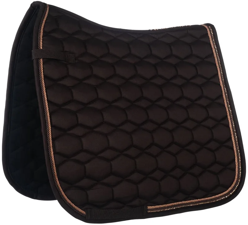 ZADELDEK ROSEGOLD GLAMOUR STYLE by HKM in Zwart-paars – product photo