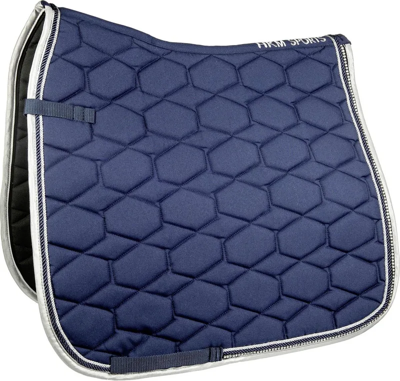 Zadeldekje -Crystal fashion- donkerblauw Dressuur by HKM in Blue – product photo