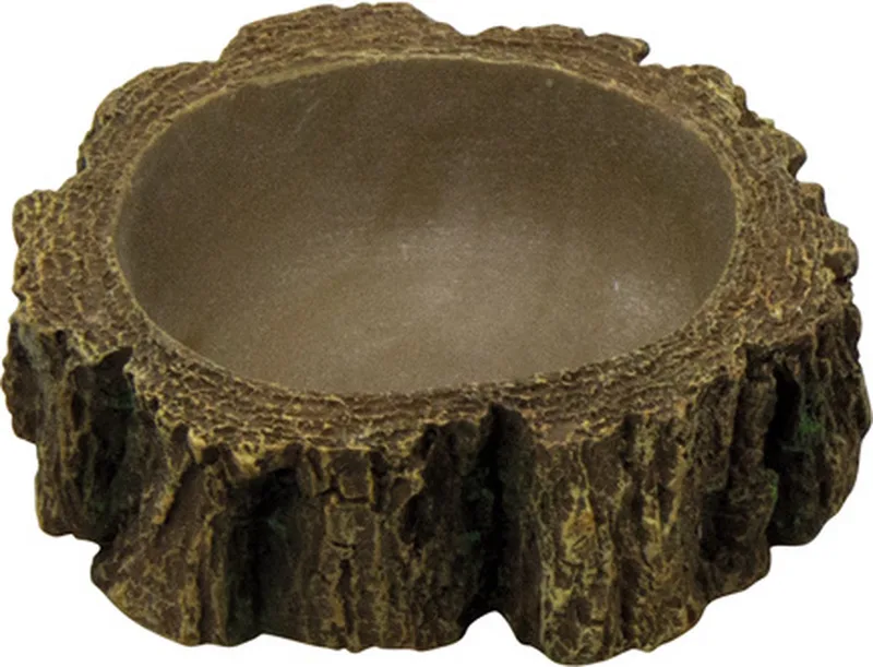 Drinkschaal Bark terrarium voor reptielen 8x9x3cm | 15x14x6cm | 30x29x8cm 15x14x6CM de Hobby en Marron – photo produit