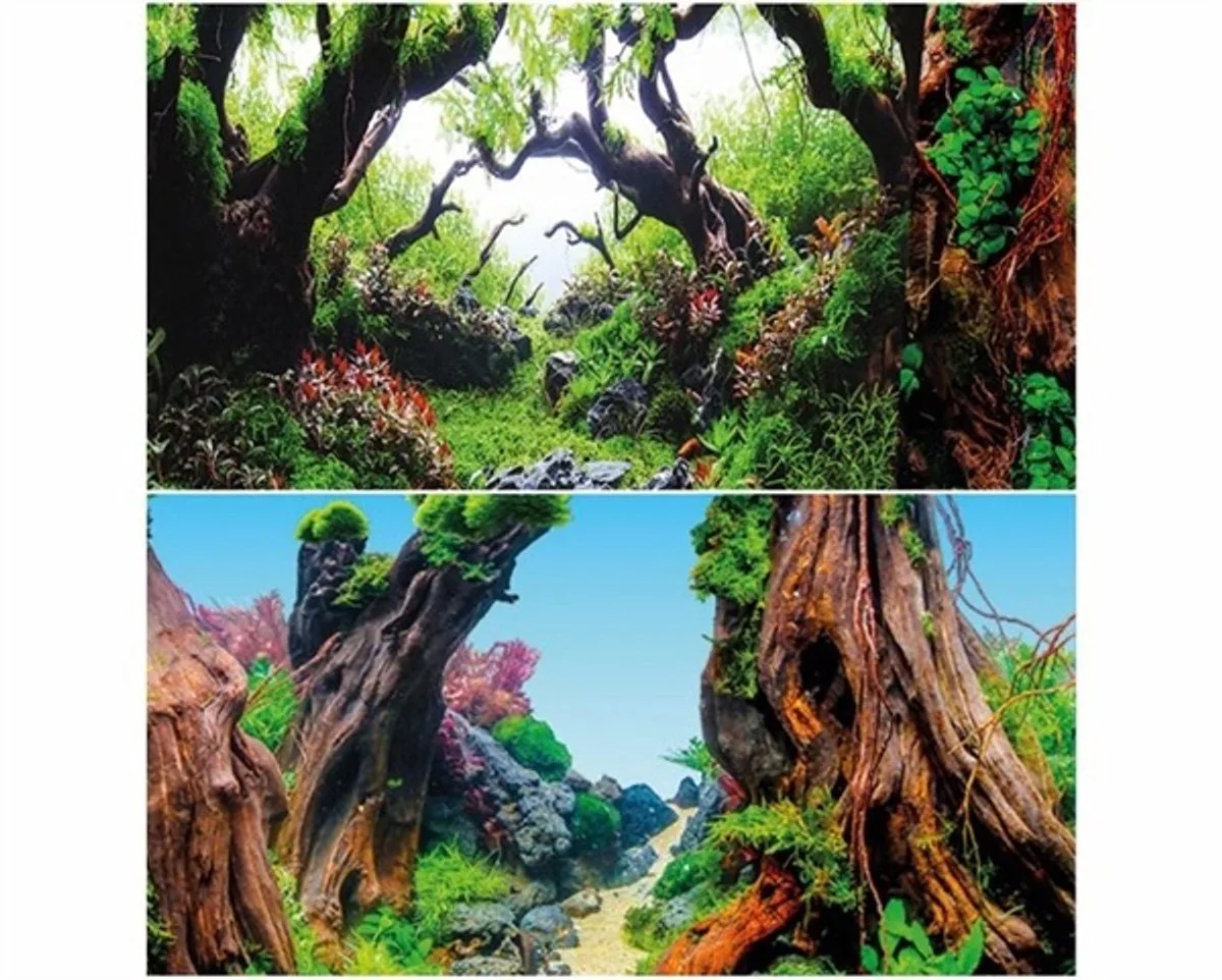 Foto Achterwand Green Dream/Wooden Sky Zelfklevend 120X50 från Hobby i Grön – produktbild