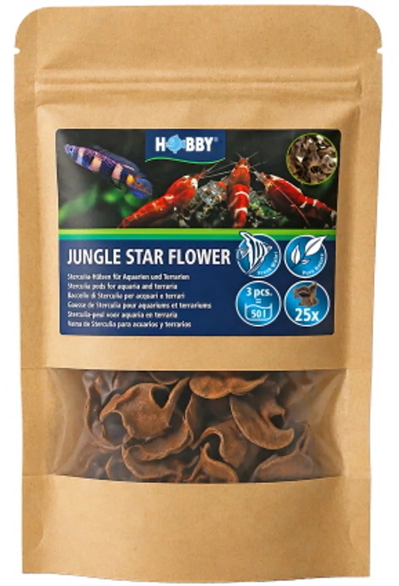Jungle Star Flowers – Natuurlijke Sterbloemen voor Garnalen, Betta's en Aquaria – Waterverbeteraar & Schuilplaats by Hobby – product photo