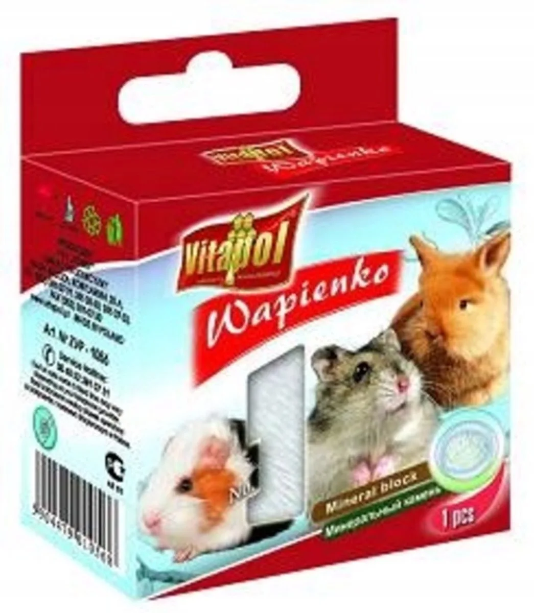 Kalksteenblok voor Knaagdieren - Natuurlijk - 40g de Hobby – photo produit