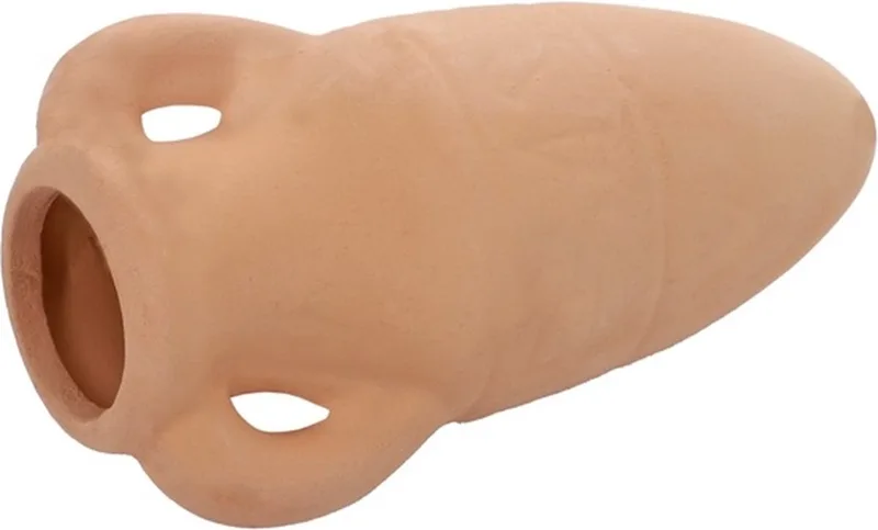 Keramische amfora aquariumdecoratie beige | schuilplaats en paaigrot S - 14CM by Hobby in Bekijk productafbeelding – product photo