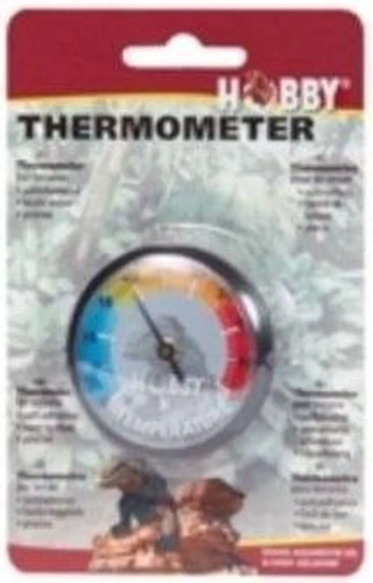 Terrano Thermometer Rond von Hobby in Schwarz – Produktfoto