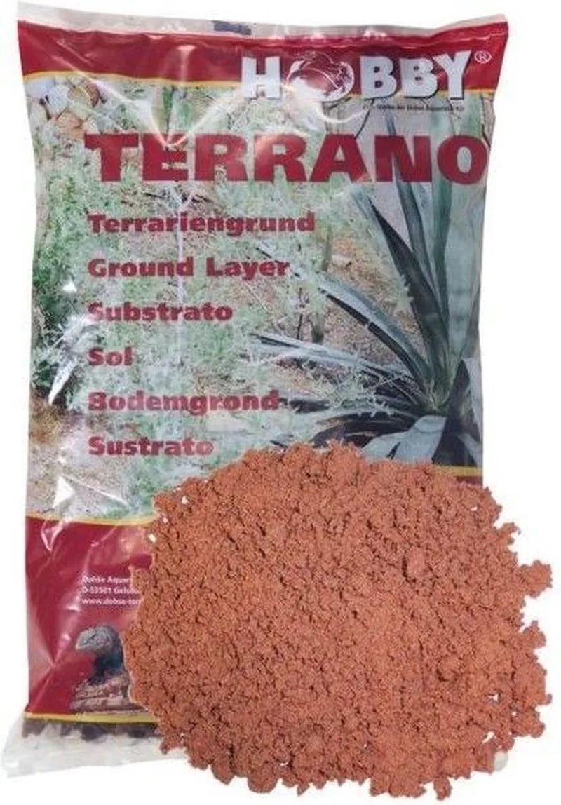 Terrano Woestijnzand 0,1-0,3 mm 5 en 25 kg terrarium bodembedekking voor woestijnreptielen 5KG by Hobby in Red – product photo