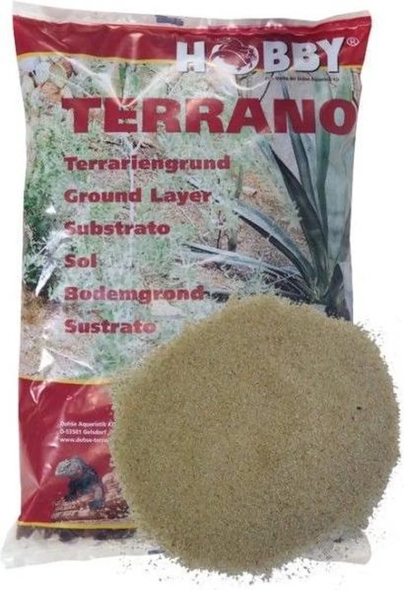 Terrano Woestijnzand Natuurlijk 0,1-0,3 mm terrarium substraat 5kg | 25kg 5KG de Hobby en Bekijk productafbeelding – photo produit