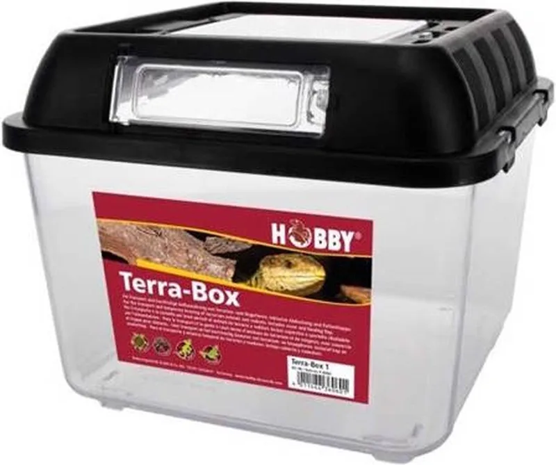 Terrarium Terra Box kunststof fauna box in diverse maten voor reptielen en amfibieën 20,5 x 20,5 x 17CM von Hobby in Transparent – Produktfoto
