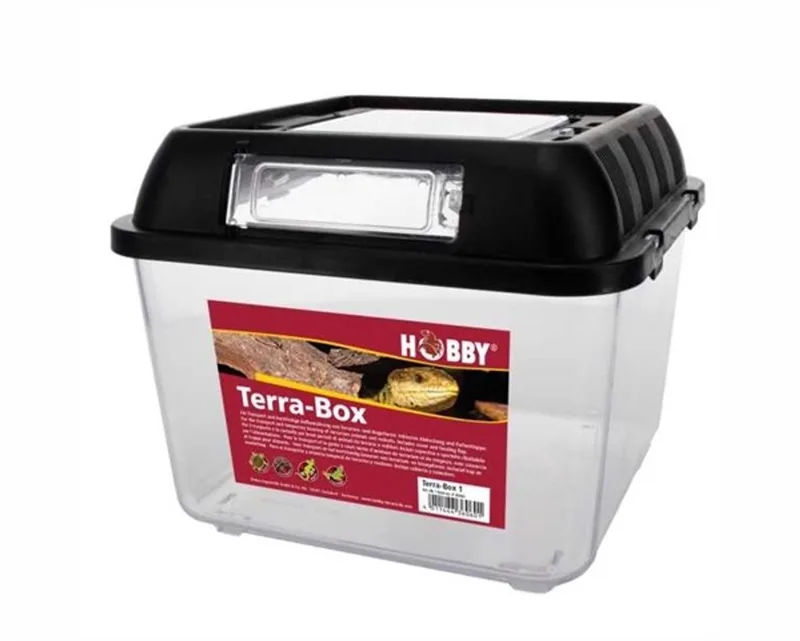 Terrarium Terra Box kunststof fauna box in diverse maten voor reptielen en amfibieën 26 x 26 x 20CM by Hobby in Transparent – product photo