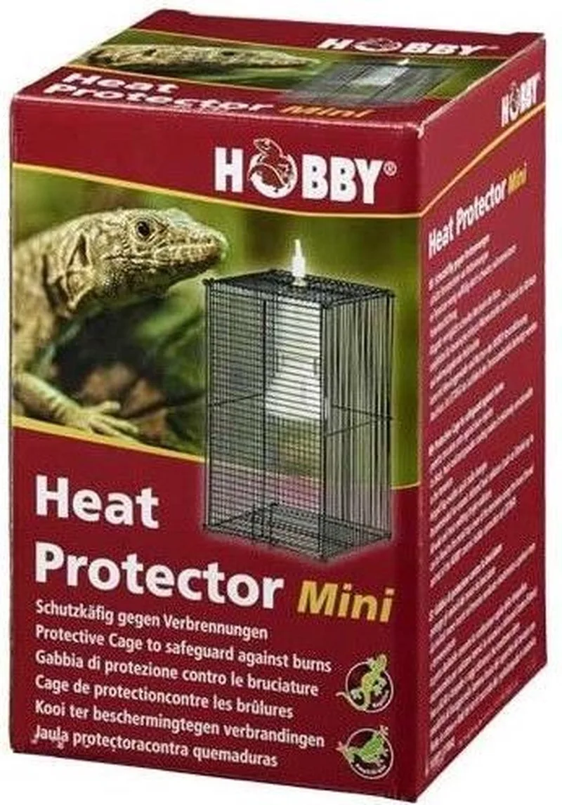 Warmtebeschermer mini voor terrarium warmtelamp 12x12x18cm de Hobby en Noir – photo produit