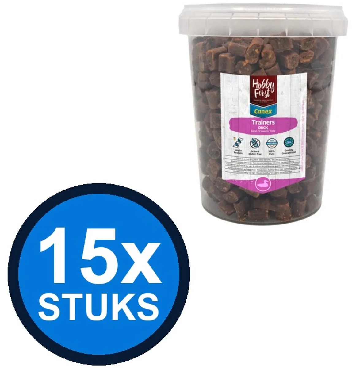 15x Hobby First Canex 100% pure trainers duck 250gr de HobbyFirst – photo produit