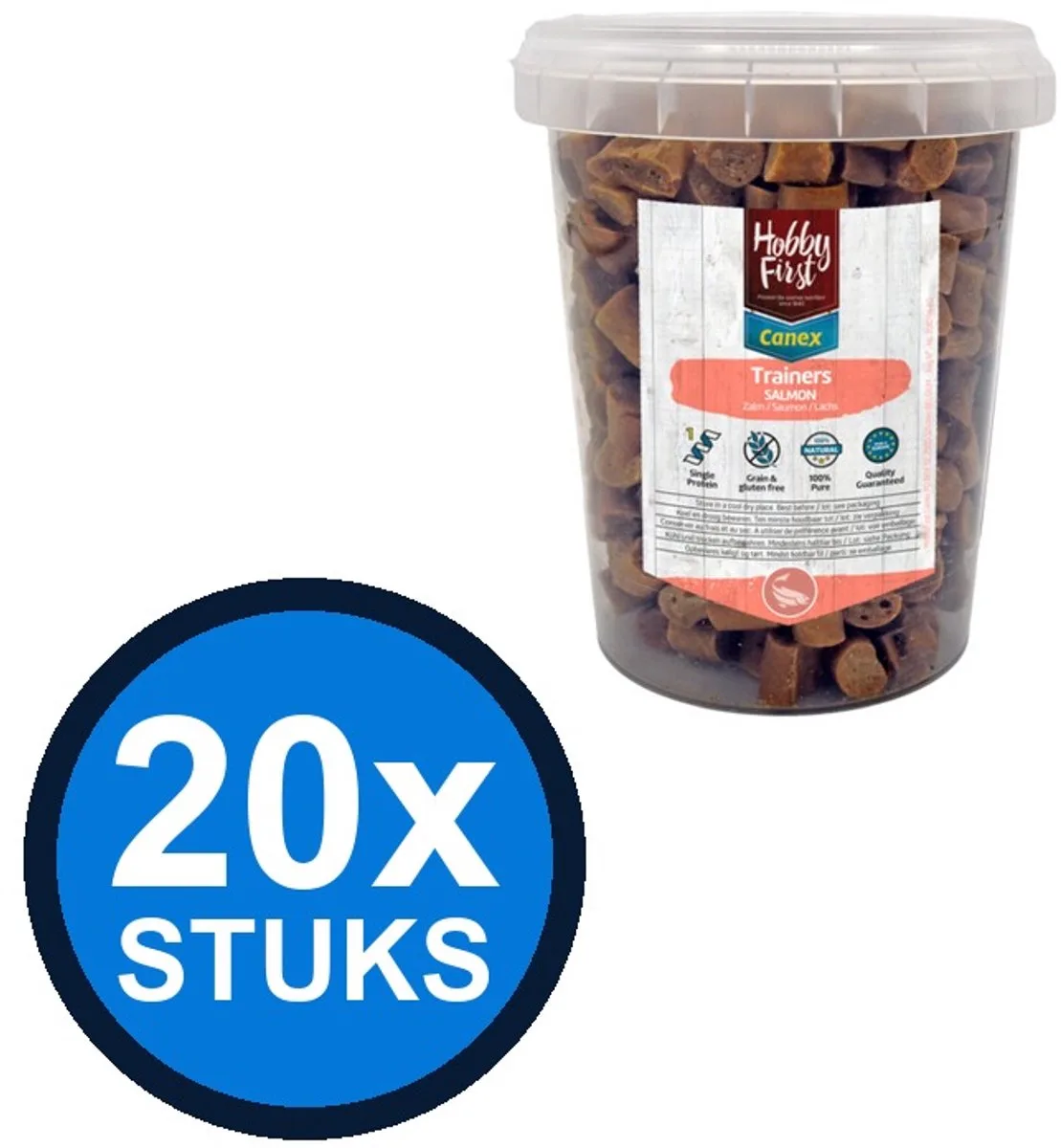 20x Hobby First Canex 100% pure trainers salmon 250gr van HobbyFirst – productfoto