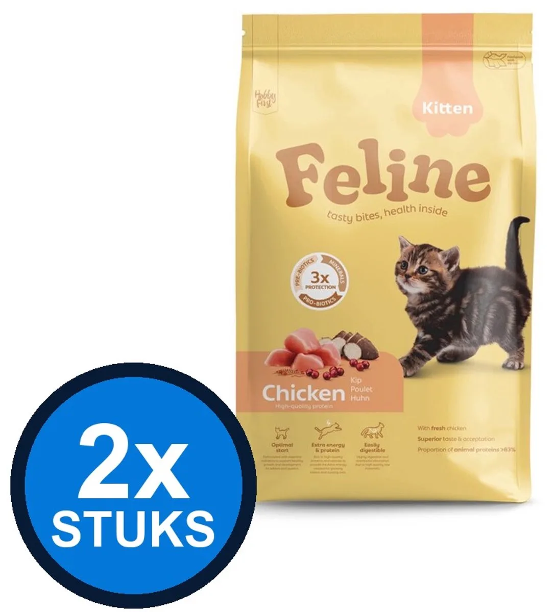 2x Hobby First Feline droog kitten 4,5kg von HobbyFirst – Produktfoto