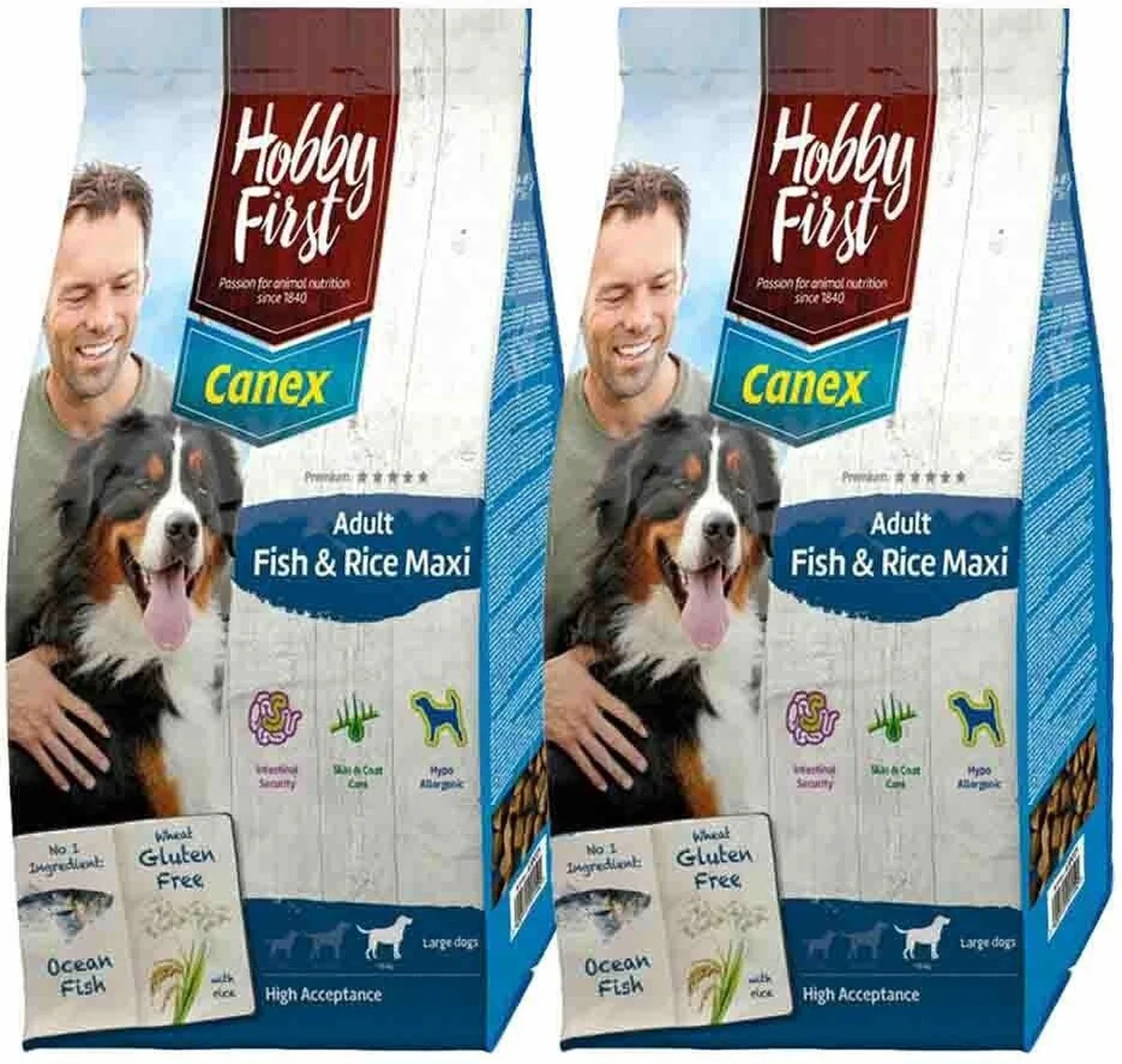 2x HobbyFirst Canex Adult Vis - Rijst Maxi 12 kg von HobbyFirst – Produktfoto