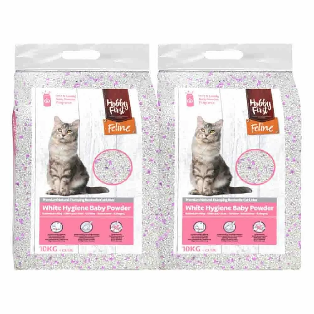 2x HobbyFirst Feline White Hygiëne Baby Powder 12 liter de HobbyFirst – photo produit