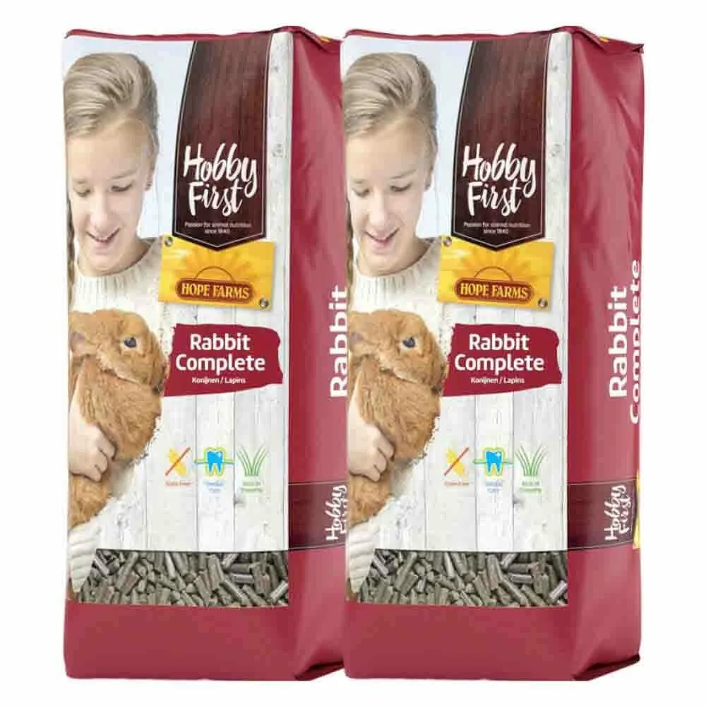 2x HobbyFirst Hope Farms Konijn Complete 10 kg von HobbyFirst – Produktfoto