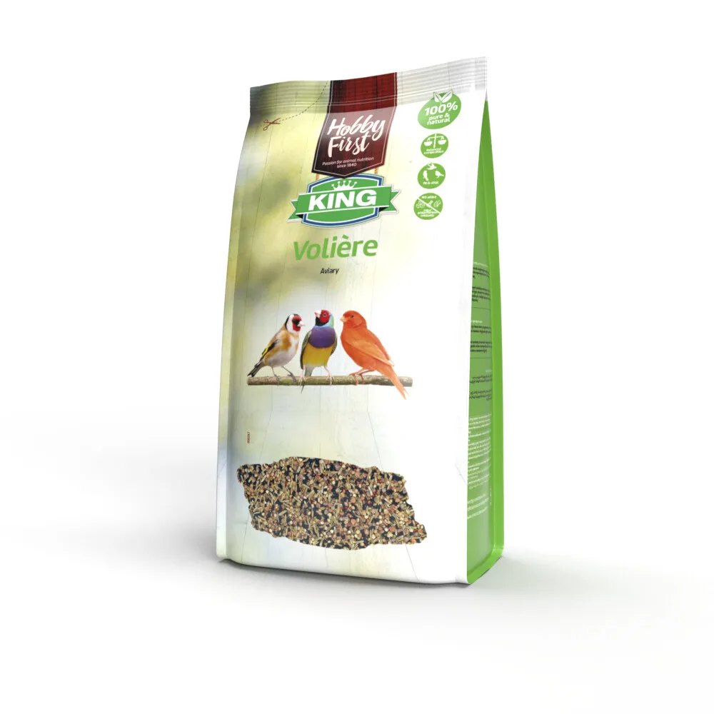 3x HobbyFirst King Voliere 4 kg van HobbyFirst – productfoto