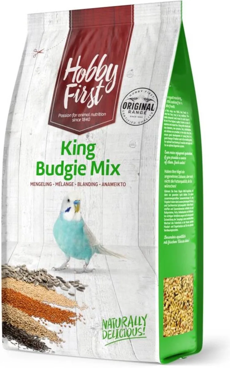 6x Hobby First King Parkieten Mix 1 kg van HobbyFirst – productfoto