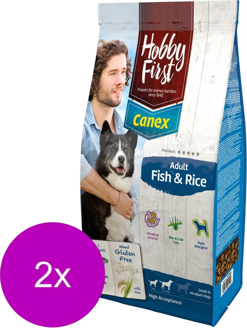 Adult F & R Oceaanvis&Rijst - Hondenvoer - 2 x 3 kg von HobbyFirst – Produktfoto