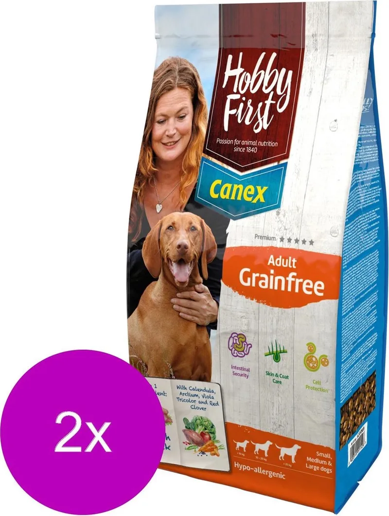 Adult Grainfree Eend - Hondenvoer - 2 x 3 kg de HobbyFirst – photo produit