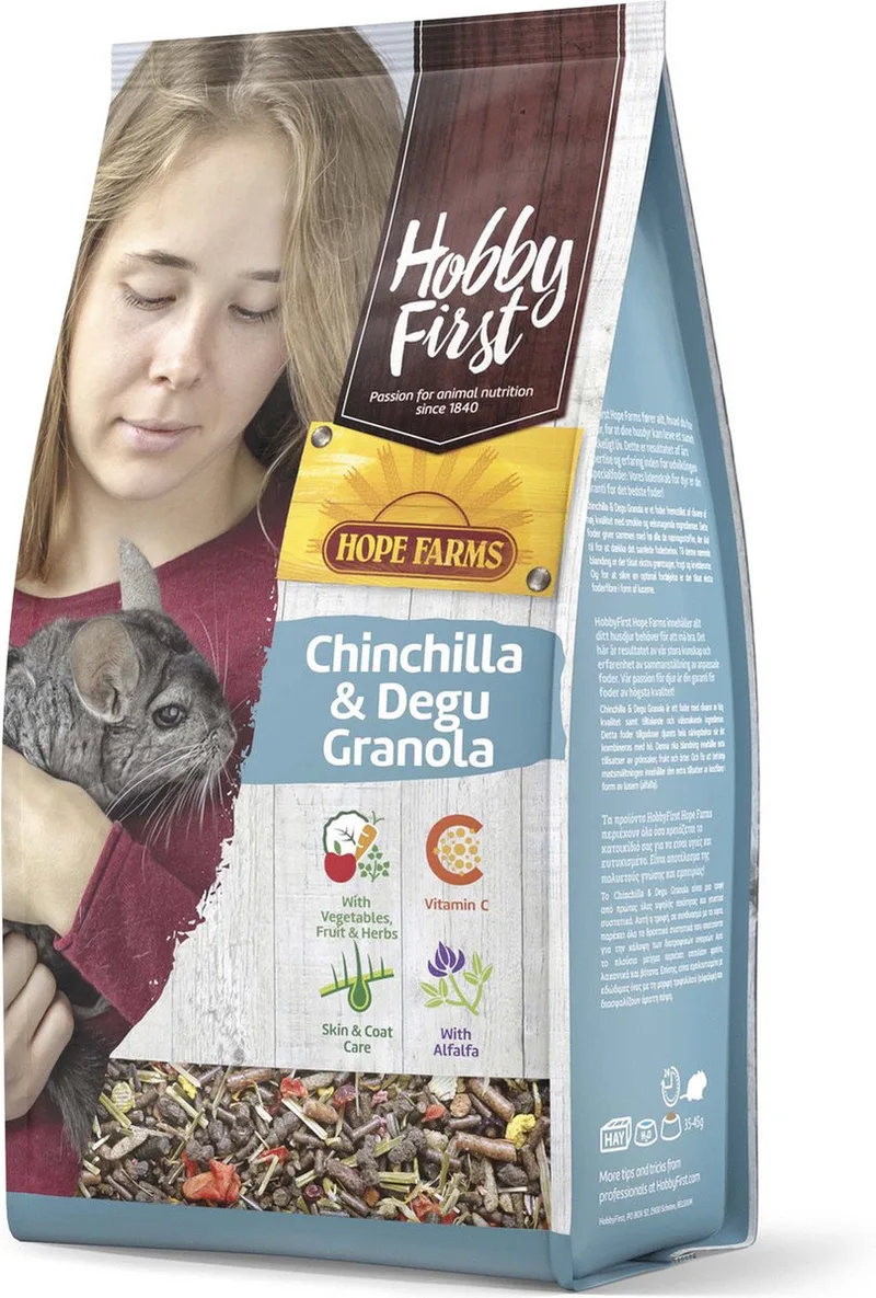 Chinchilla & Degu Granola - Chinchillavoer - 2 kg de HobbyFirst – photo produit