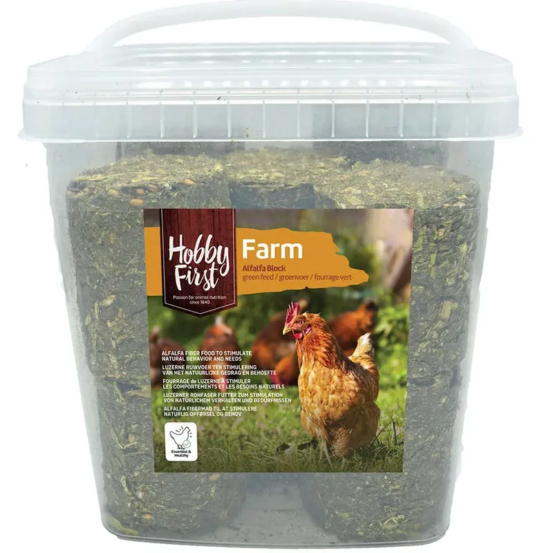 Farm Alfalfa Block Green Feed Hooi 2kg by HobbyFirst – product photo