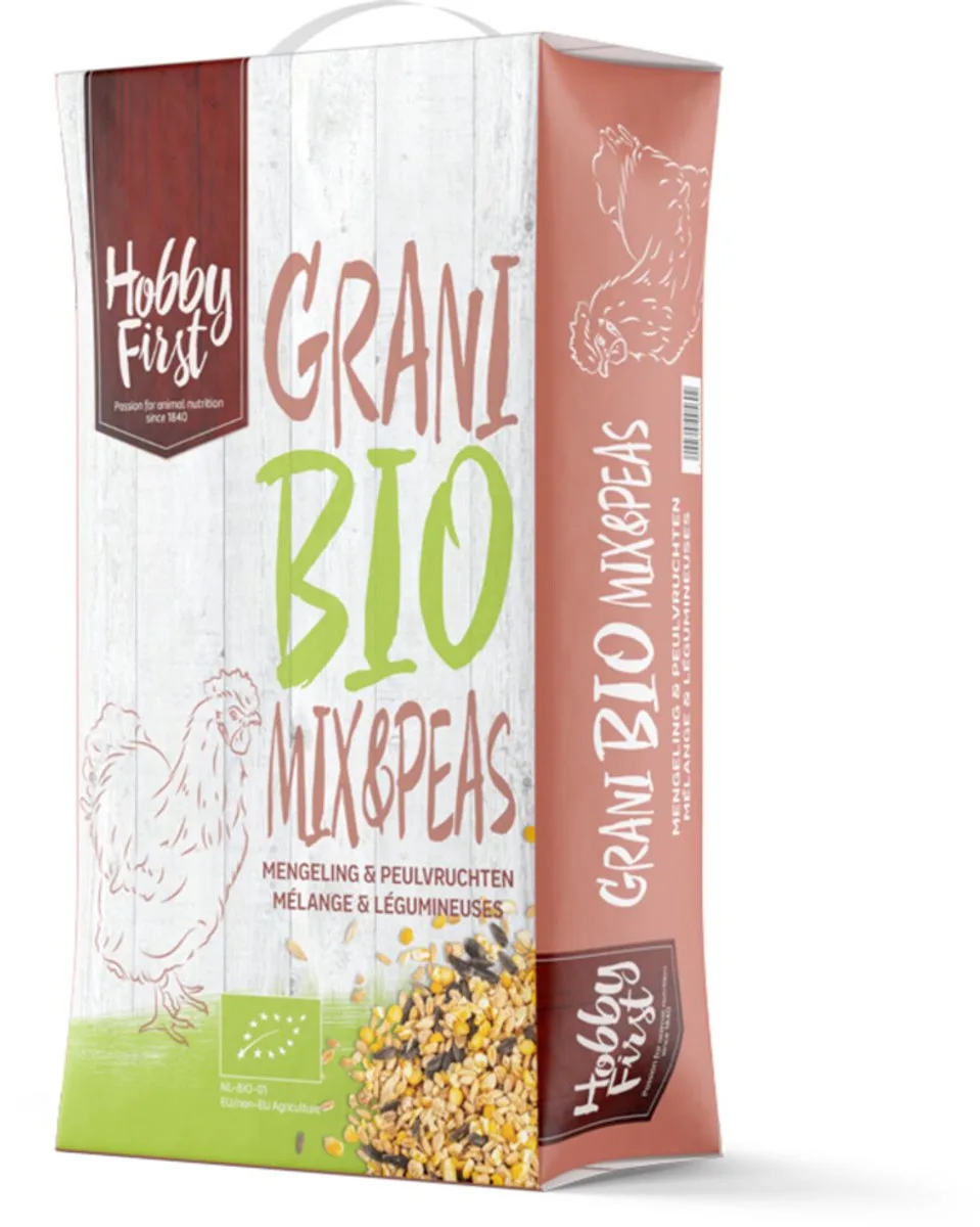 Farm BIO Mix&Peas- 100% plantaardig kippeneten de HobbyFirst – photo produit