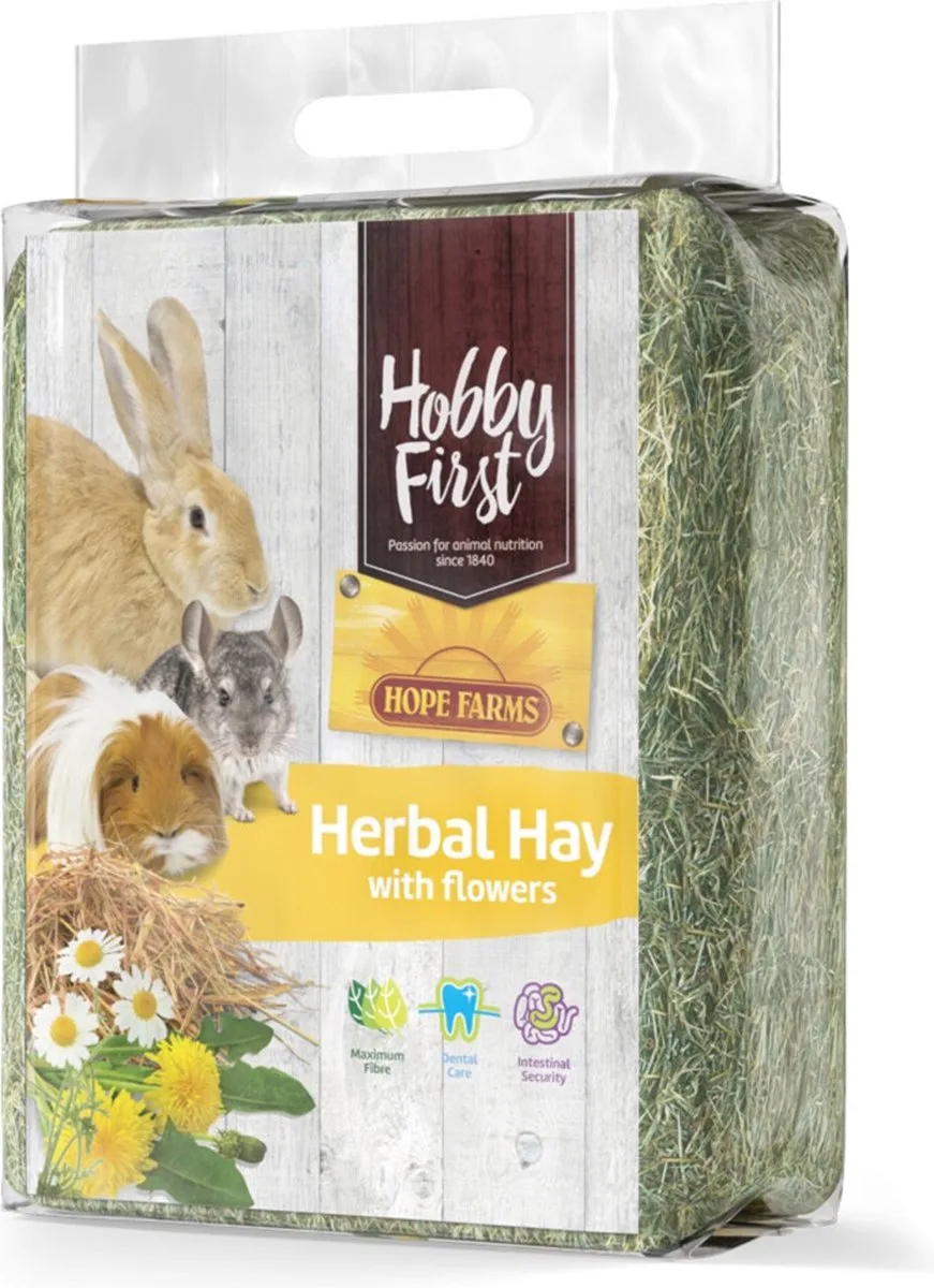 Herbal Hay Bloemen - 4 x 1 kg - Voordeelverpakking von HobbyFirst – Produktfoto