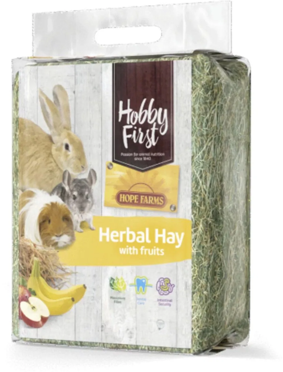 Herbal Hay Fruit - 4 x 1 kg - Voordeelverpakking de HobbyFirst – photo produit