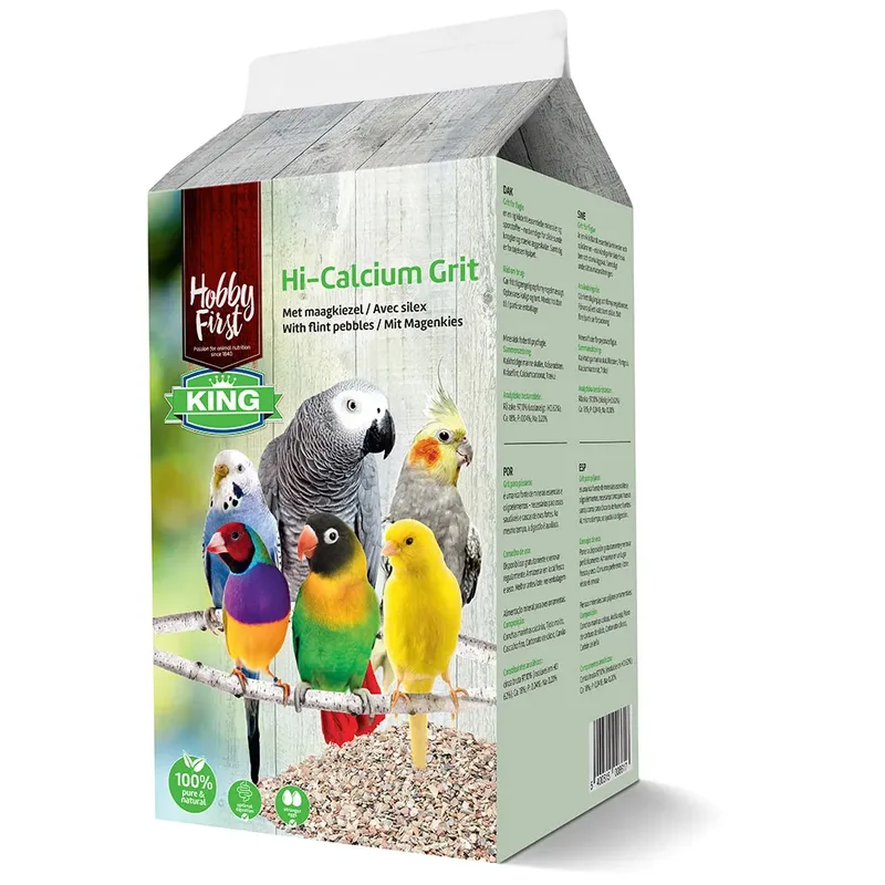 Hi-calcium Grit Vogelvoer 1.5kg by HobbyFirst – product photo