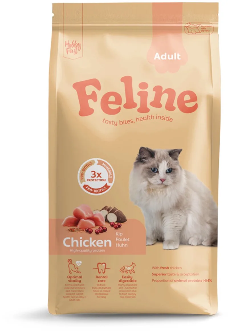 Kattenvoer Droog Adult Kip - 1,5 kg by HobbyFirst – product photo