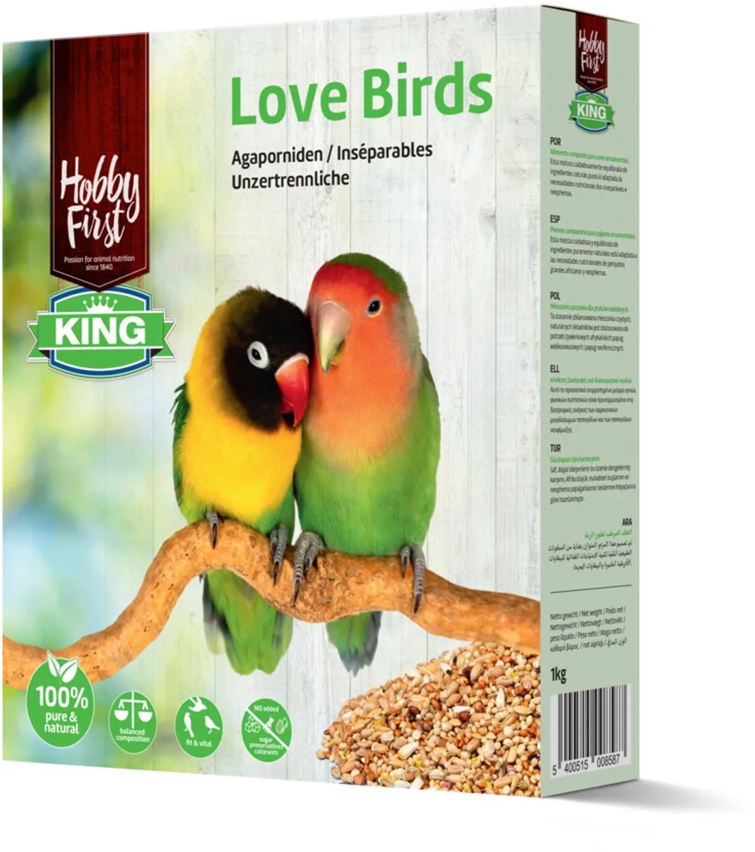 King Agaporniden - 1 kg van HobbyFirst – productfoto