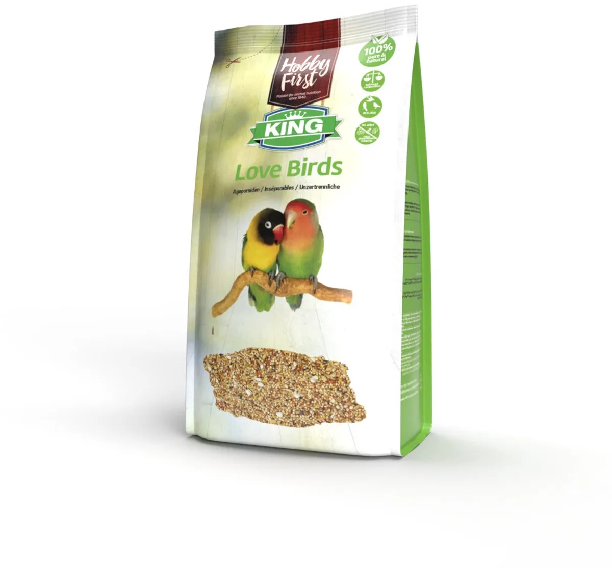 King Agaporniden - 4 kg van HobbyFirst – productfoto