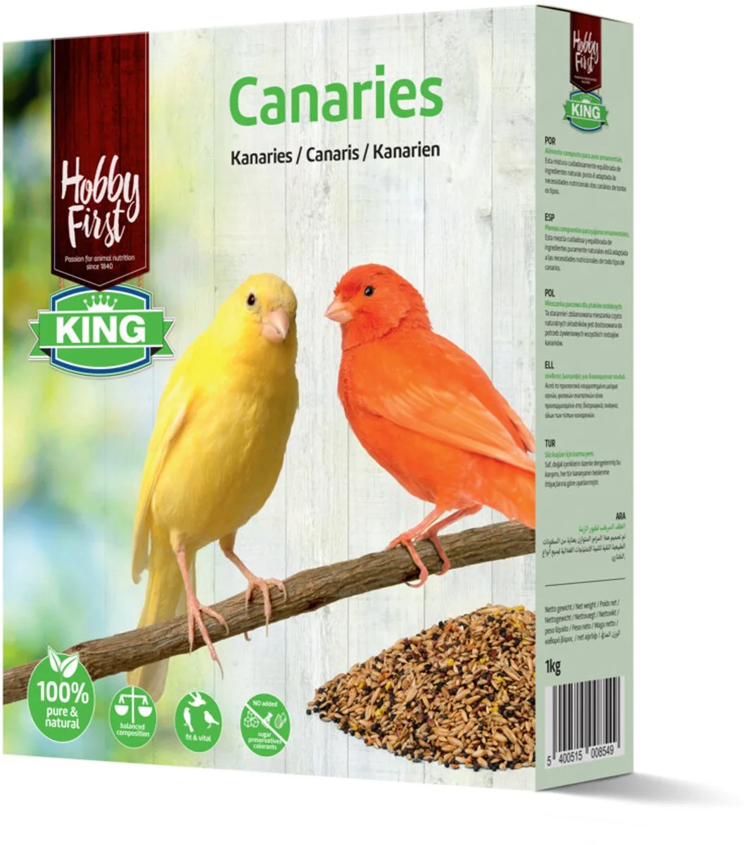 King Kanarie - 7 x 1 kg - Voordeelverpakking fra HobbyFirst – produktbillede
