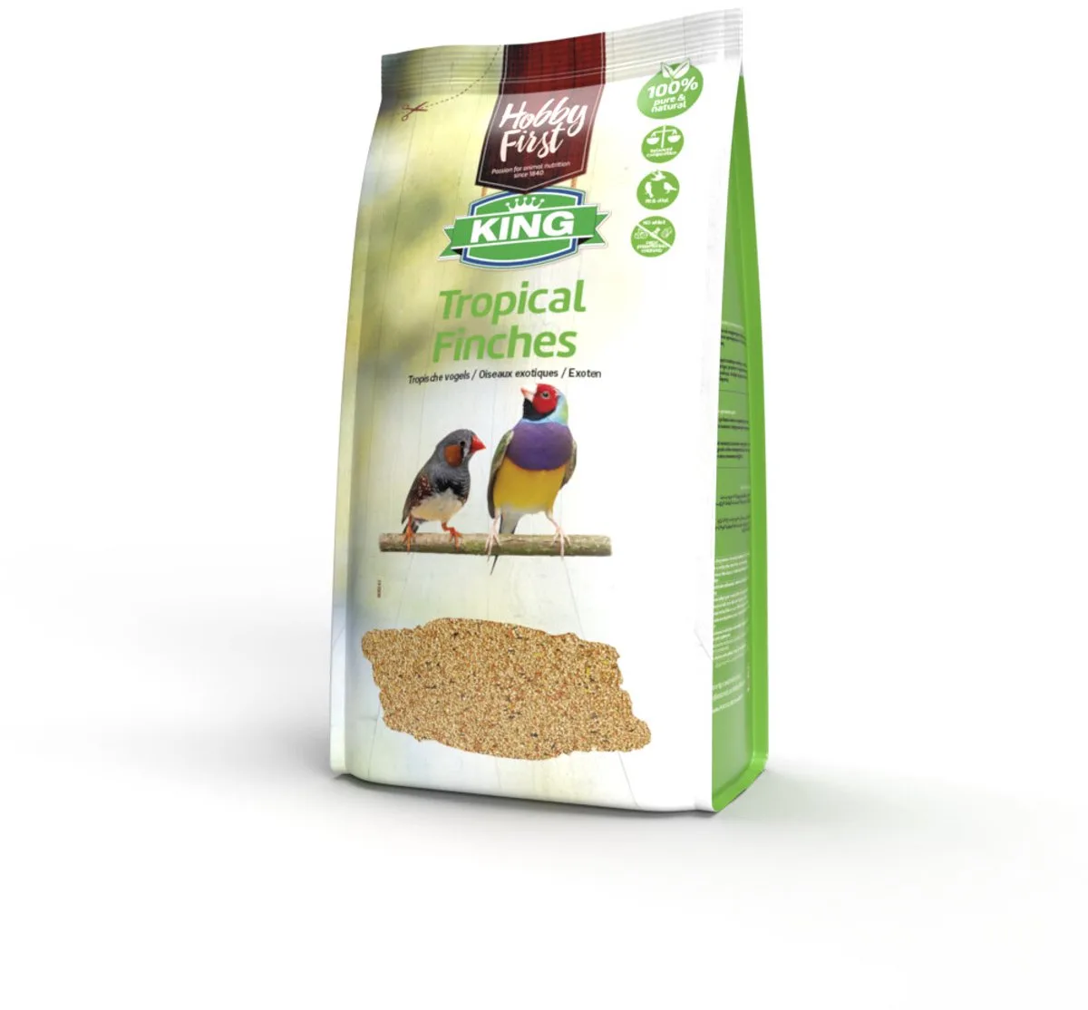 King Tropische Vogels - 4 kg van HobbyFirst – productfoto