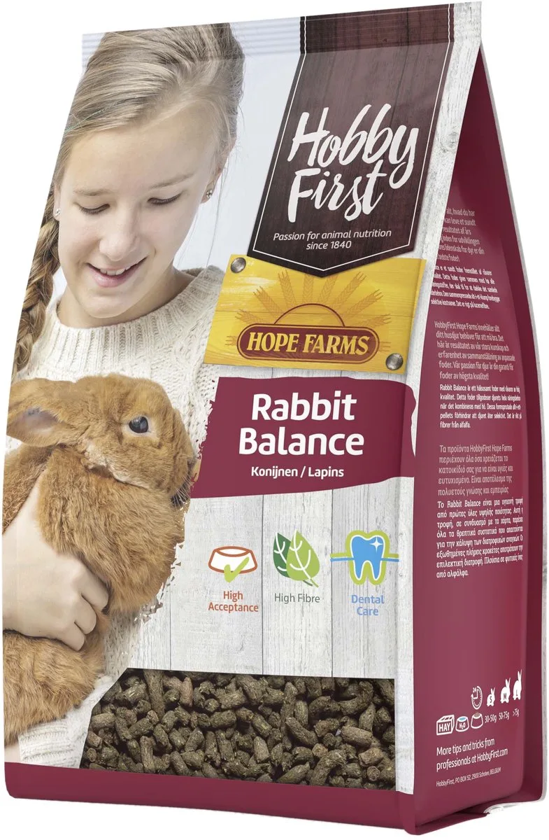 Rabbit Balance - Konijnenvoer - 1.5 kg van HobbyFirst – productfoto
