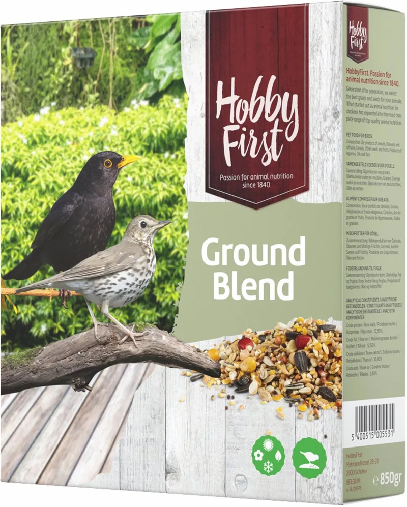 Wildlife Ground Blend - Vogelvoer - 850 g by HobbyFirst – product photo