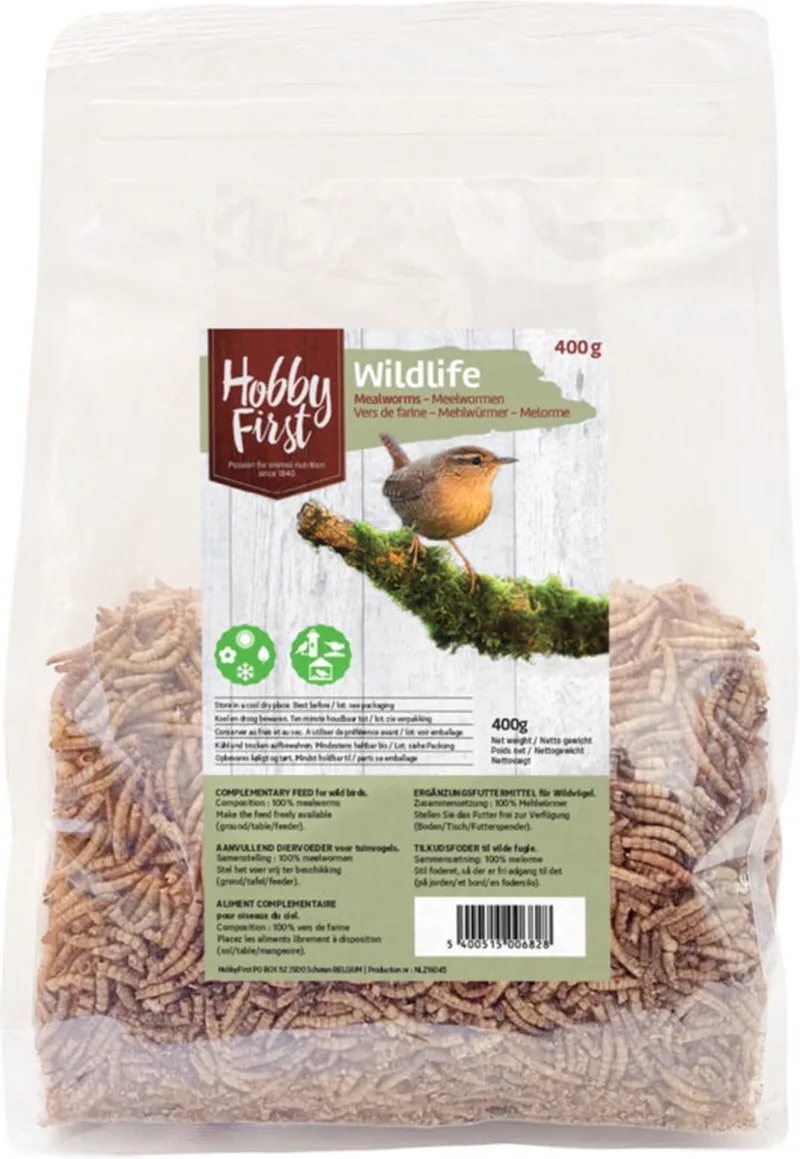 Wildlife Meelwormen - 400 gr by HobbyFirst – product photo