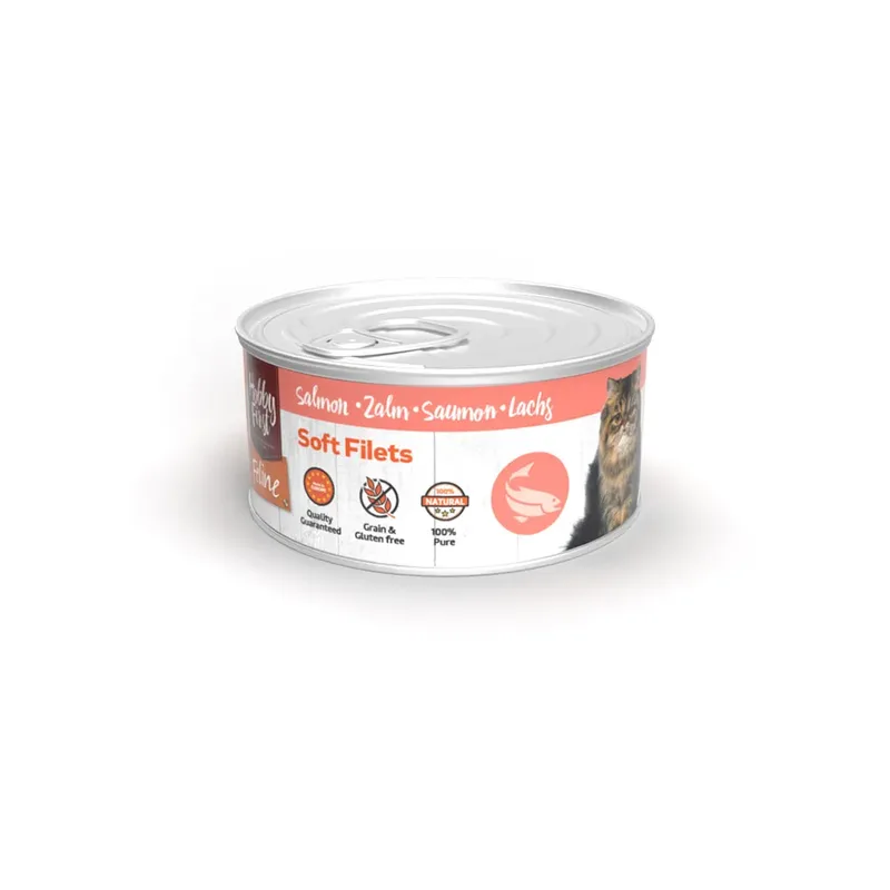 Zalm Zachte Filets Nat Kattenvoer 70g von HobbyFirst – Produktfoto